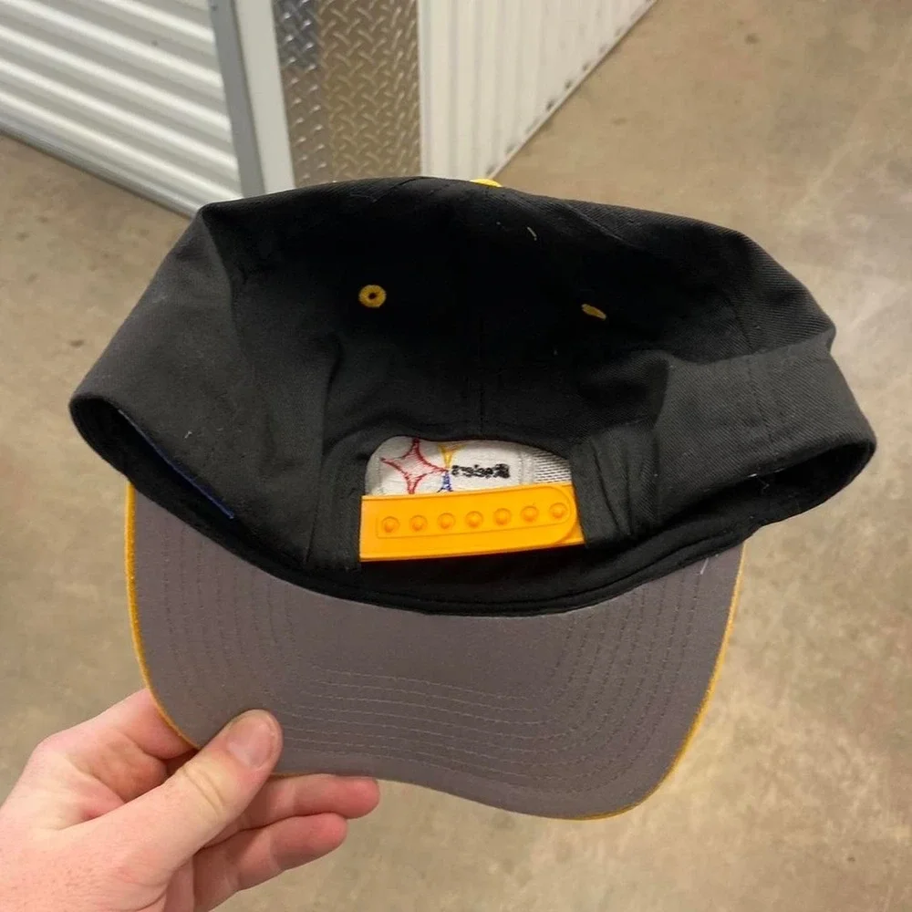 Vintage NFL Pittsburgh Steelers Game Day 90s Football SnapBack Hat